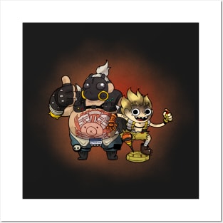 Roadhog and Junkrat Posters and Art